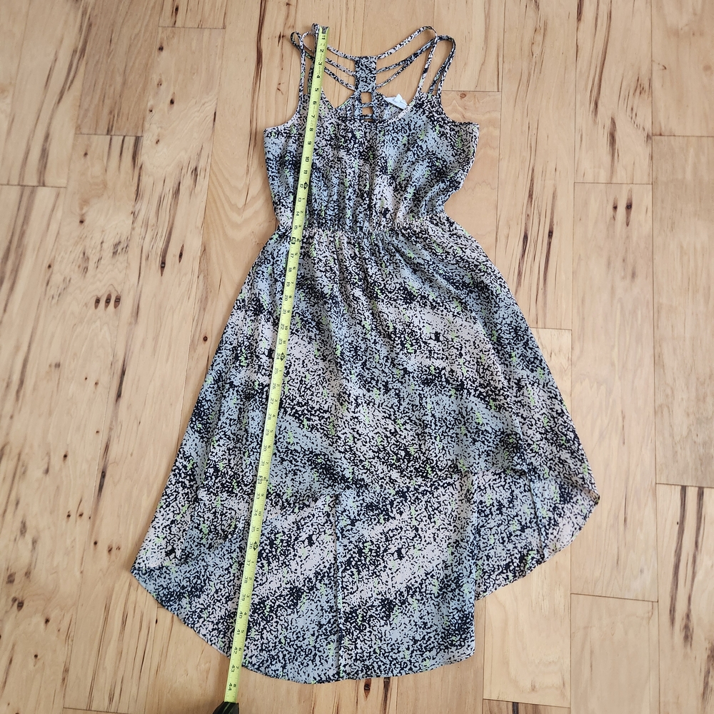 BCBGeneration Multicolor High-Low Racerback Dress - Picture 3 of 6